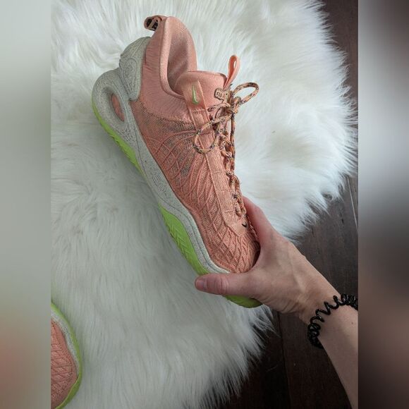 Nike Cosmic Unity Floral Apricot Agate/Black-Lime Glow DA6725-800 Shoes Size 12 - Picture 5 of 9